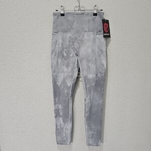 Born Primitive Gray Eccentric Tie-Dye Leggings